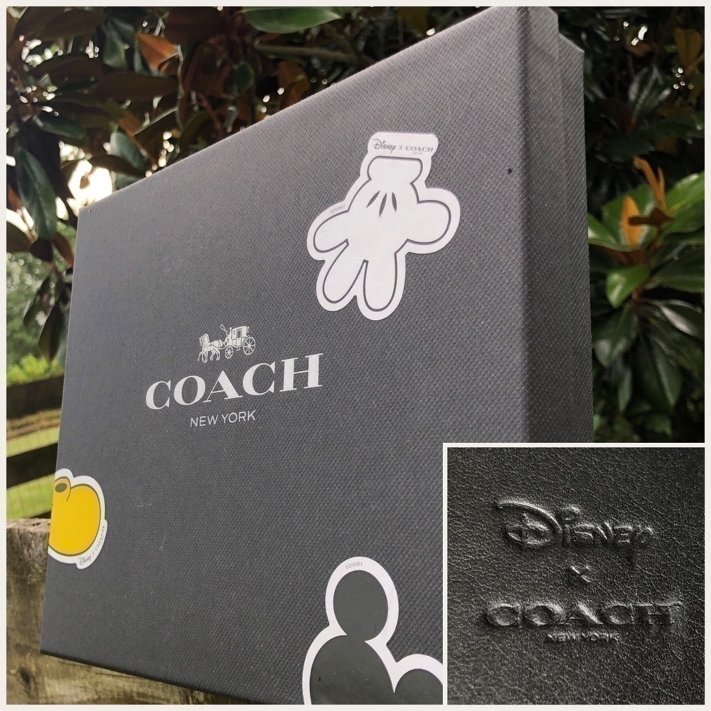 Coach Boxed Set Large Mickey Mouse Keychain Fob Set - Picture 4 of 4